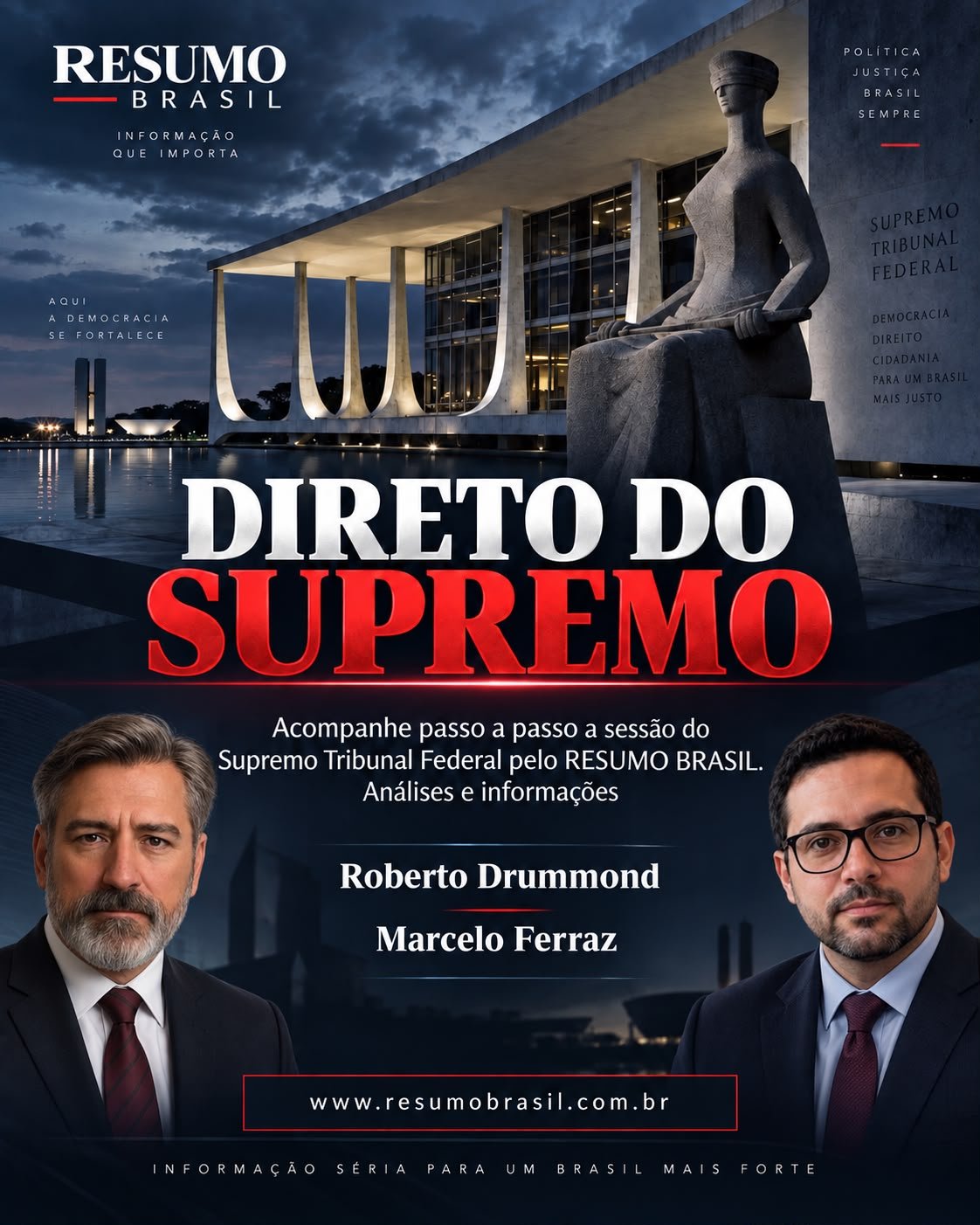DIRETO DO SUPREMO — ABERTURA DA COBERTURA